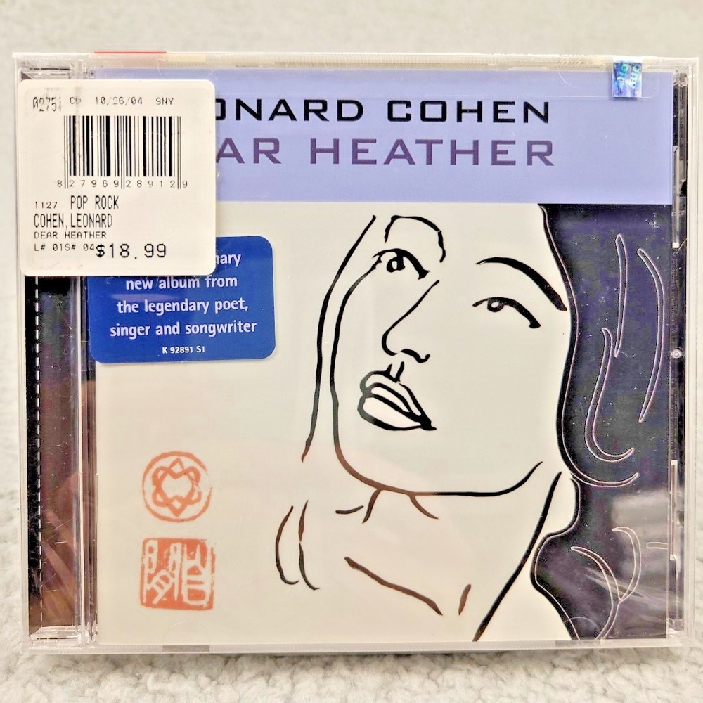Leonard Cohen Dear Heather CD 2004 Folk Pop Album New Sealed CK 92891